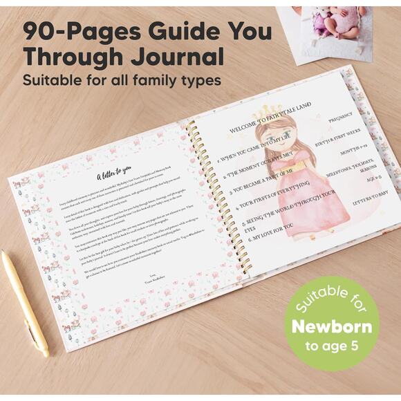 Baby Memory Book – Milestone Keepsake Journal - Picture 4 of 8